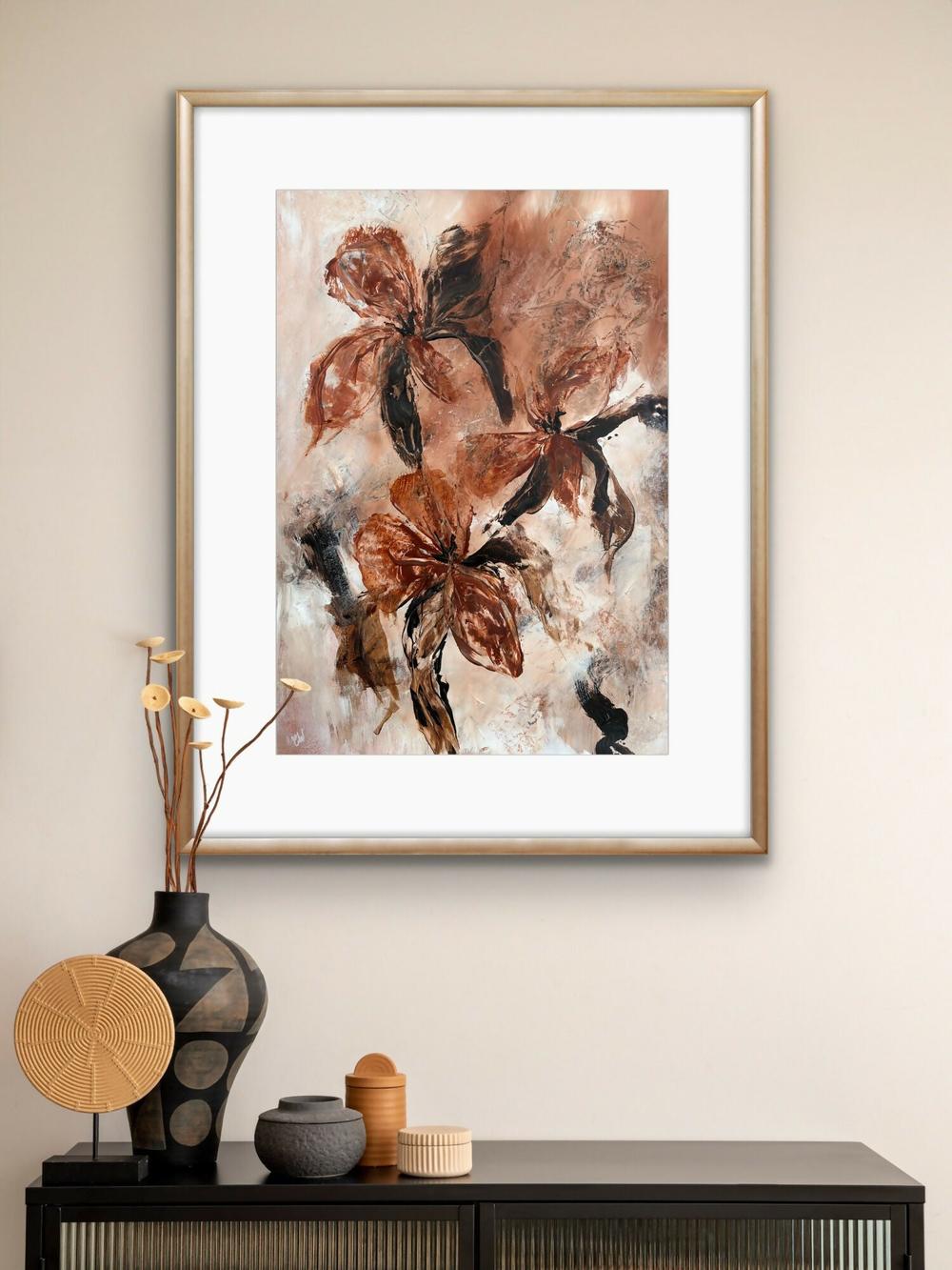 Autumn Petals-by-Carrie Welsh-original art-Gioia