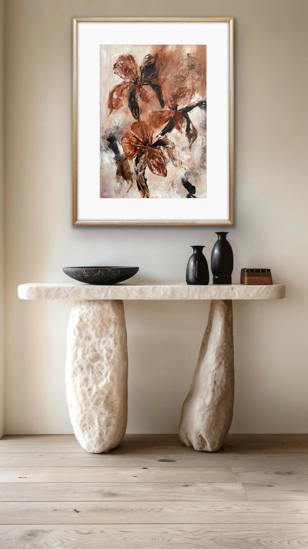 Autumn Petals-by-Carrie Welsh-original art-Gioia