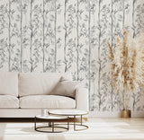 Bamboo Branches, Style B, Wallpaper