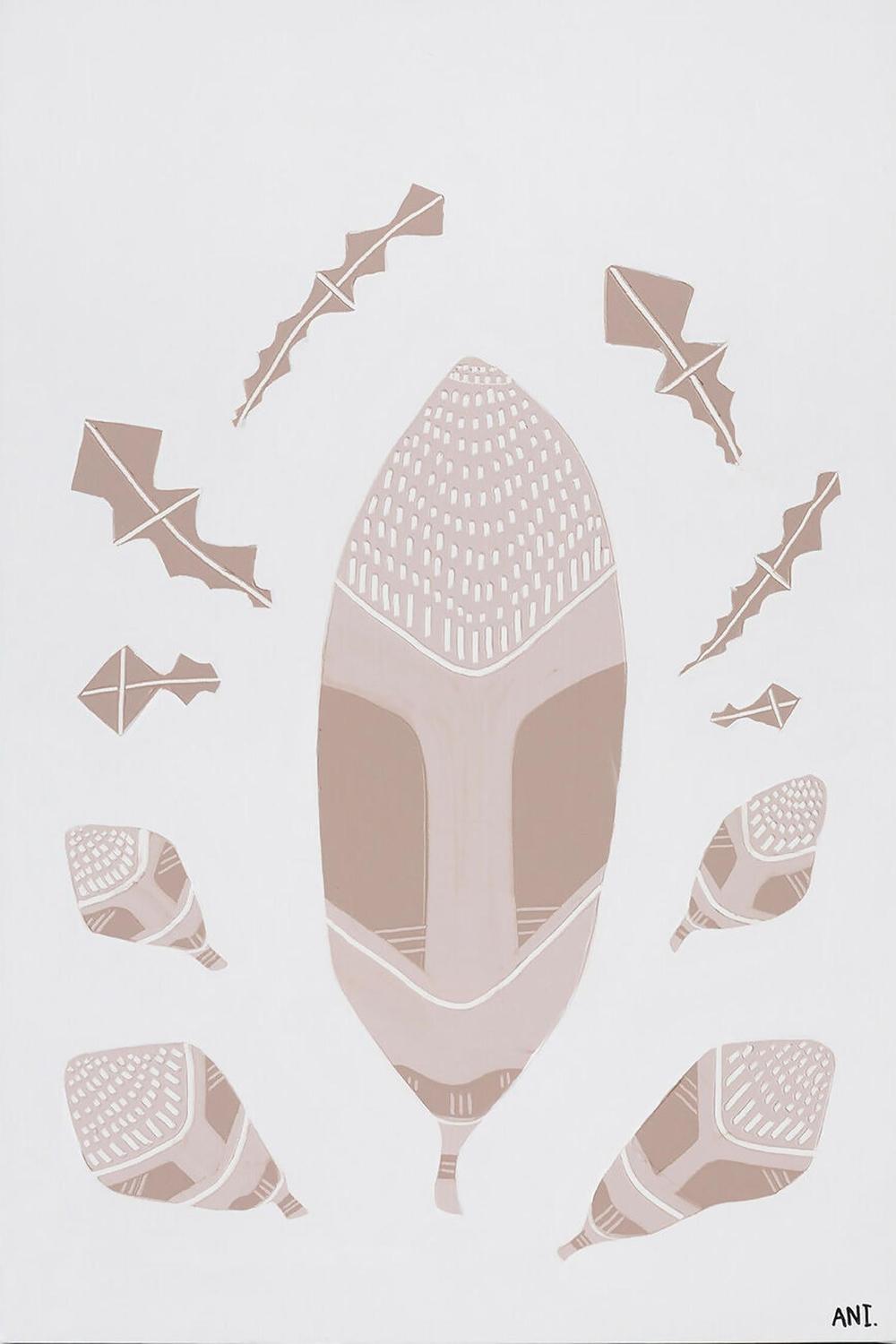 Banksia Blush-by-Ani Ipradjian-original art-Gioia