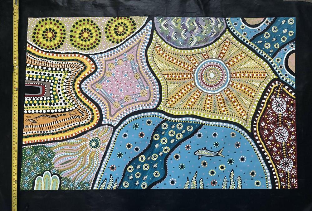 Barrunbatayi, Original Hand-Painted Canvas By Tahni Derbin-by-Tahni Derbin-original art-Gioia