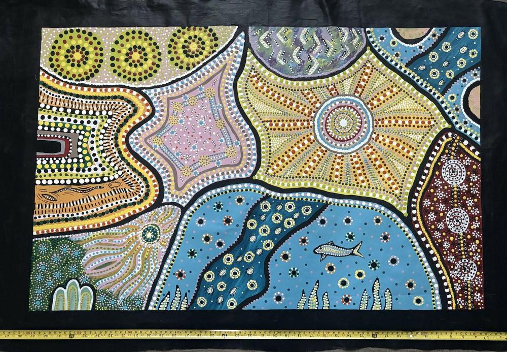 Barrunbatayi, Original Hand-Painted Canvas By Tahni Derbin-by-Tahni Derbin-original art-Gioia