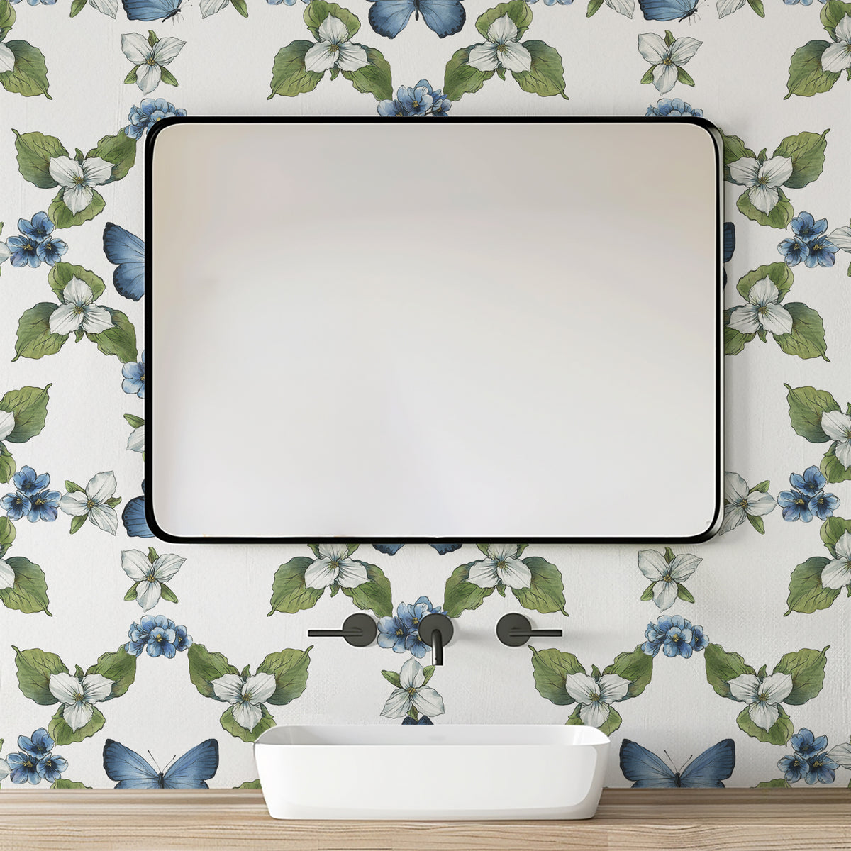 Blue Botanica Pattern VA