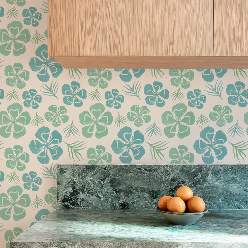 Beach Day Pattern VIA-wallpaper-eco-friendly-easy-removal-Yvette St. Amant-2