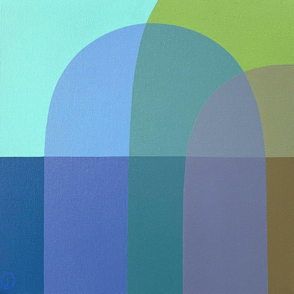 Beach Days I, Original Hand-Painted Canvas By Charlotte De Pace-by-Charlotte De Pace-original art-Gioia