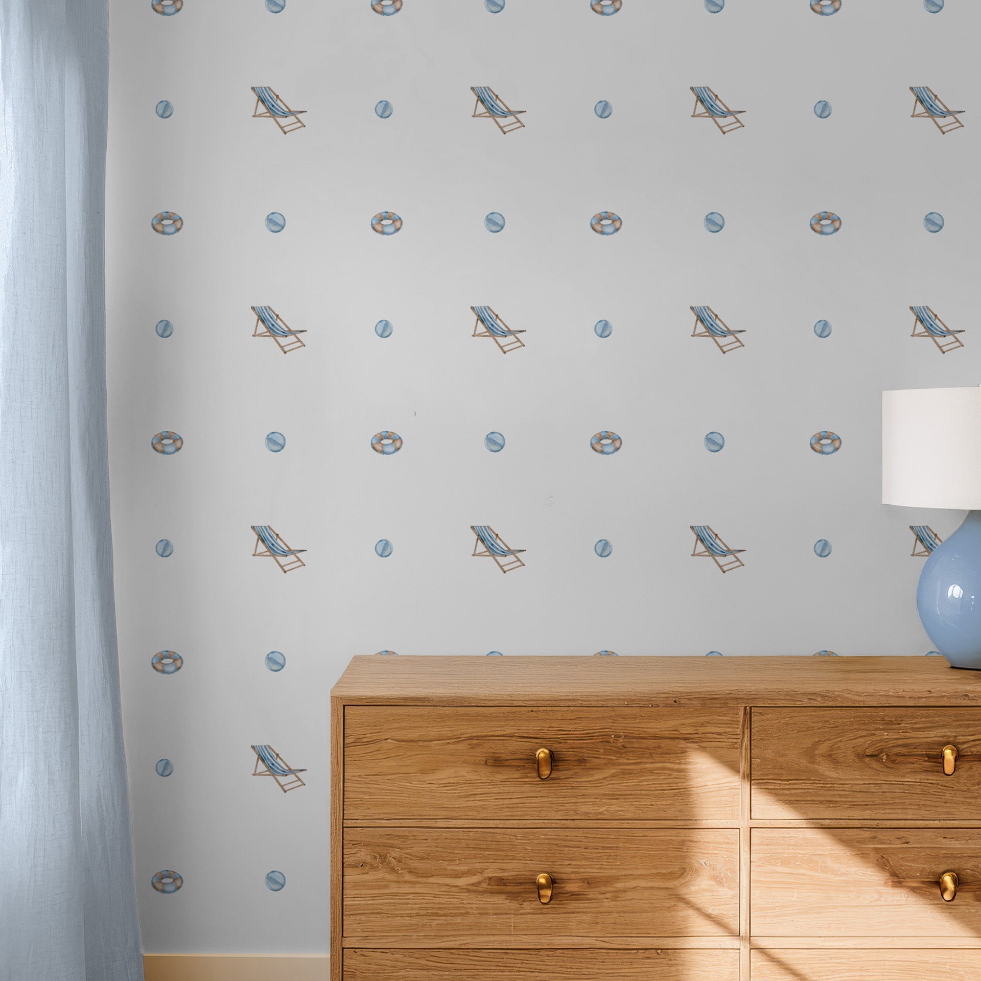 Beach Vibe-wallpaper-eco-friendly-easy-removal-Gioia Wall Art-2