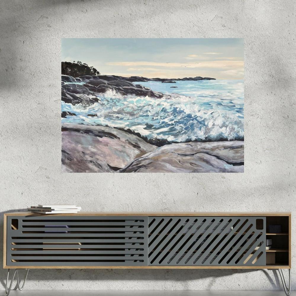 Bicheno. Original hand-painted artwork by Meredith Howse.-by-Meredith Howse-original art-Gioia