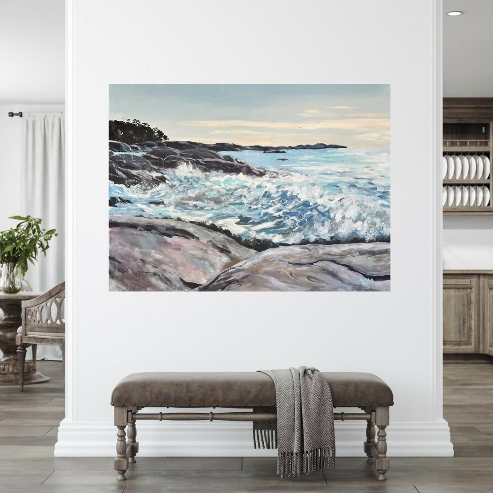 Bicheno. Original hand-painted artwork by Meredith Howse.-by-Meredith Howse-original art-Gioia
