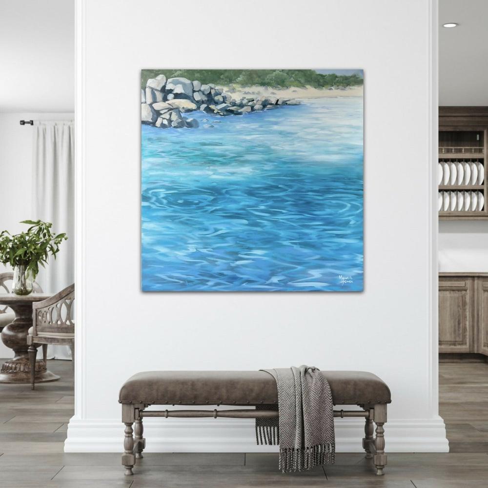 Binalong Bay. Original hand-painted artwork by Meredith Howse.-by-Meredith Howse-original art-Gioia