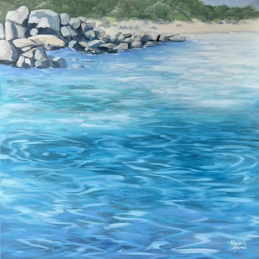 Binalong Bay. Original hand-painted artwork by Meredith Howse.-by-Meredith Howse-original art-Gioia