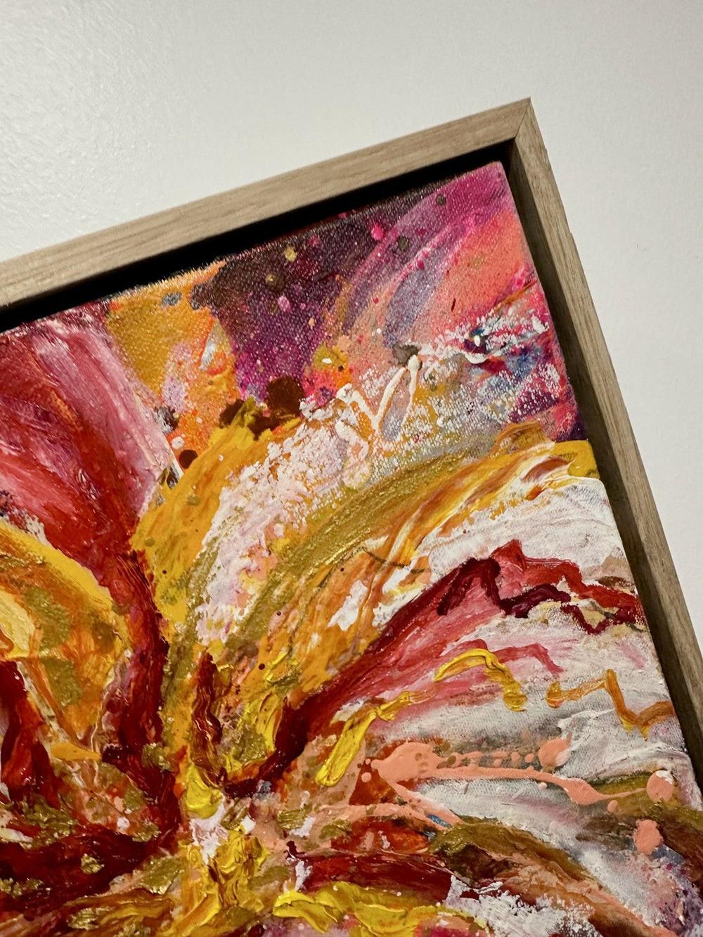 Blaze 2, Original Hand-Painted Canvas By Teagan Watts-by-Teagan Watts-original art-Gioia