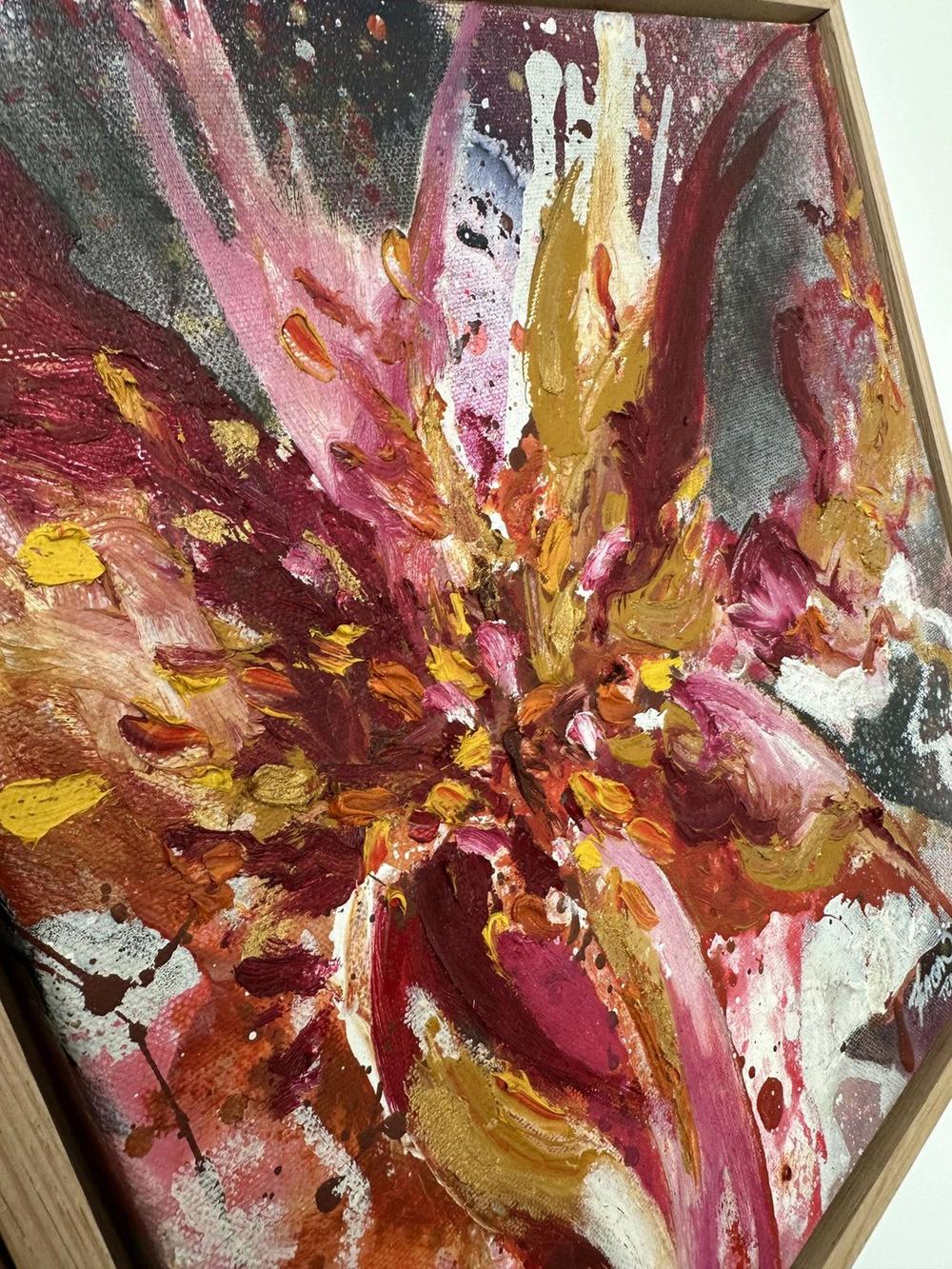 Blaze 4, Original Hand-Painted Canvas By Teagan Watts-by-Teagan Watts-original art-Gioia