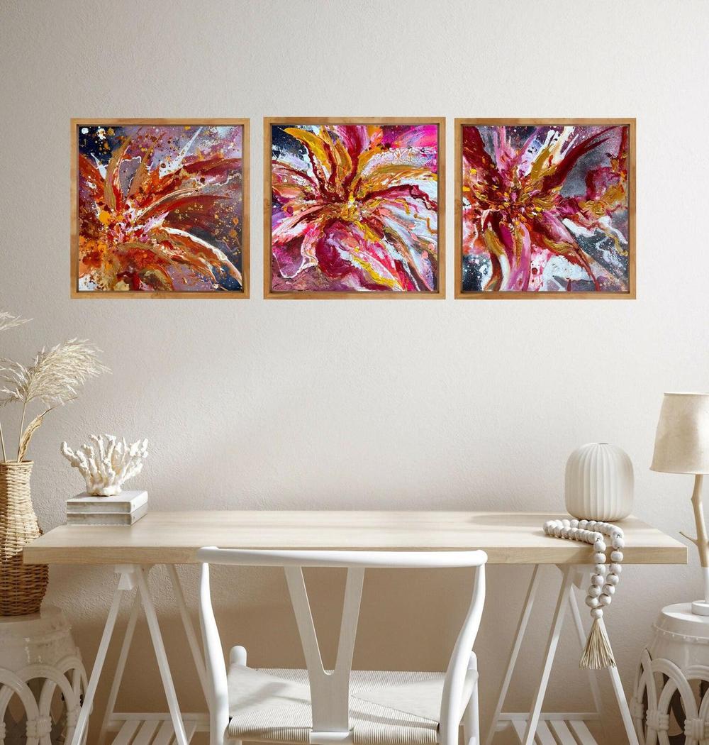 Blaze 4, Original Hand-Painted Canvas By Teagan Watts-by-Teagan Watts-original art-Gioia