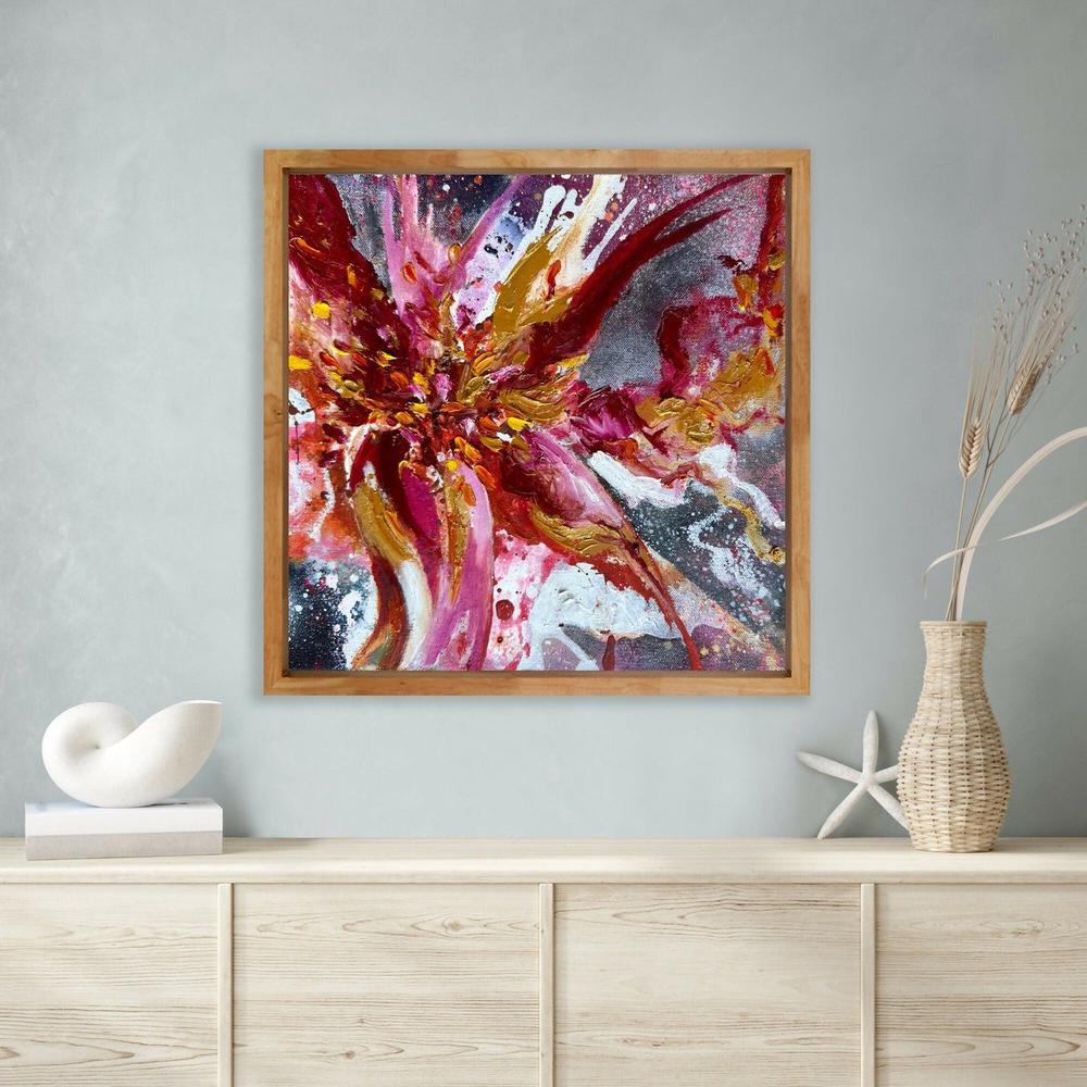 Blaze 4, Original Hand-Painted Canvas By Teagan Watts-by-Teagan Watts-original art-Gioia