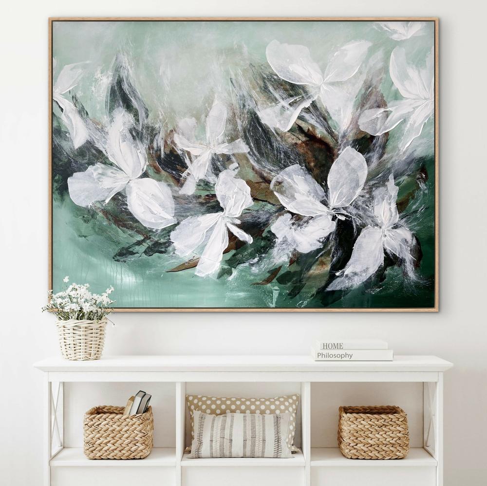 Bloom In Stillness-by-Carrie Welsh-original art-Gioia