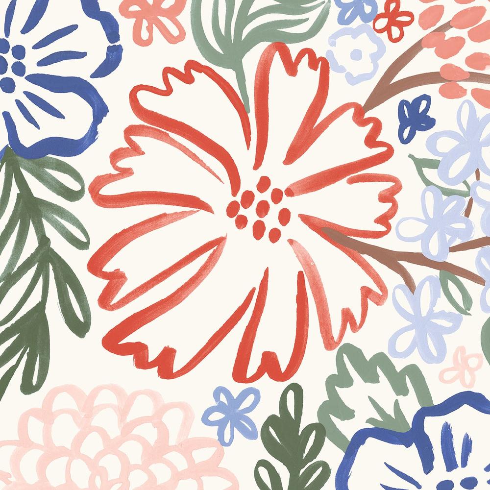 Blooming Americana Pattern VA-wallpaper-eco-friendly-easy-removal-Laura Marshall-3
