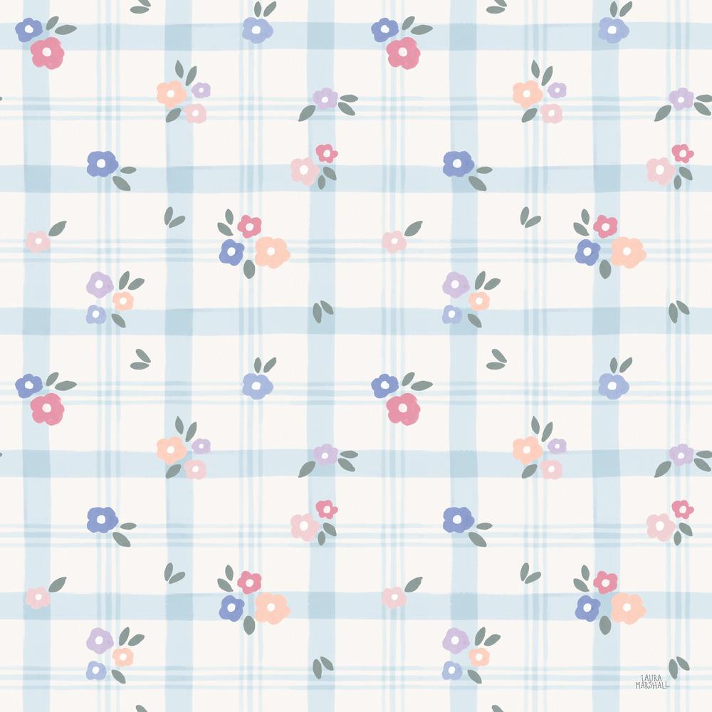 Blooming Spring Pattern IVA-wallpaper-eco-friendly-easy-removal-Laura Marshall-1