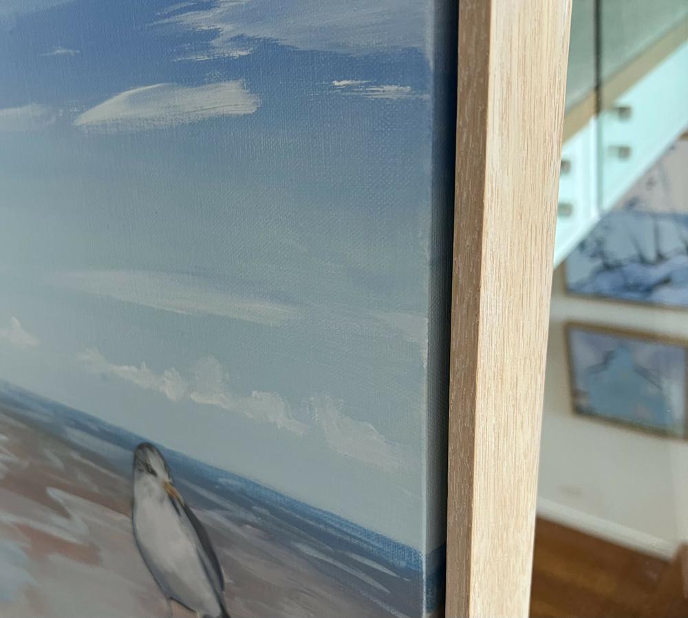 Blue Birds Eye View, Original Hand-painted Artwork By Meredith Howse-by-Meredith Howse-original art-Gioia