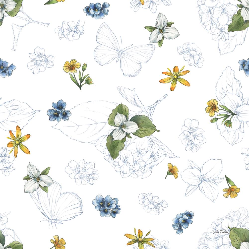 Blue Botanica Pattern VIA-wallpaper-eco-friendly-easy-removal-Leslie Trimbach-1