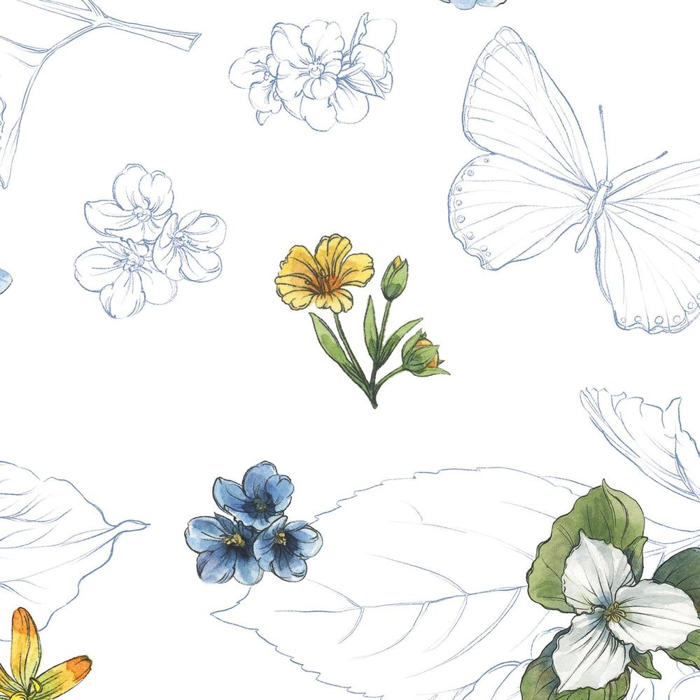 Blue Botanica Pattern VIA-wallpaper-eco-friendly-easy-removal-Leslie Trimbach-3