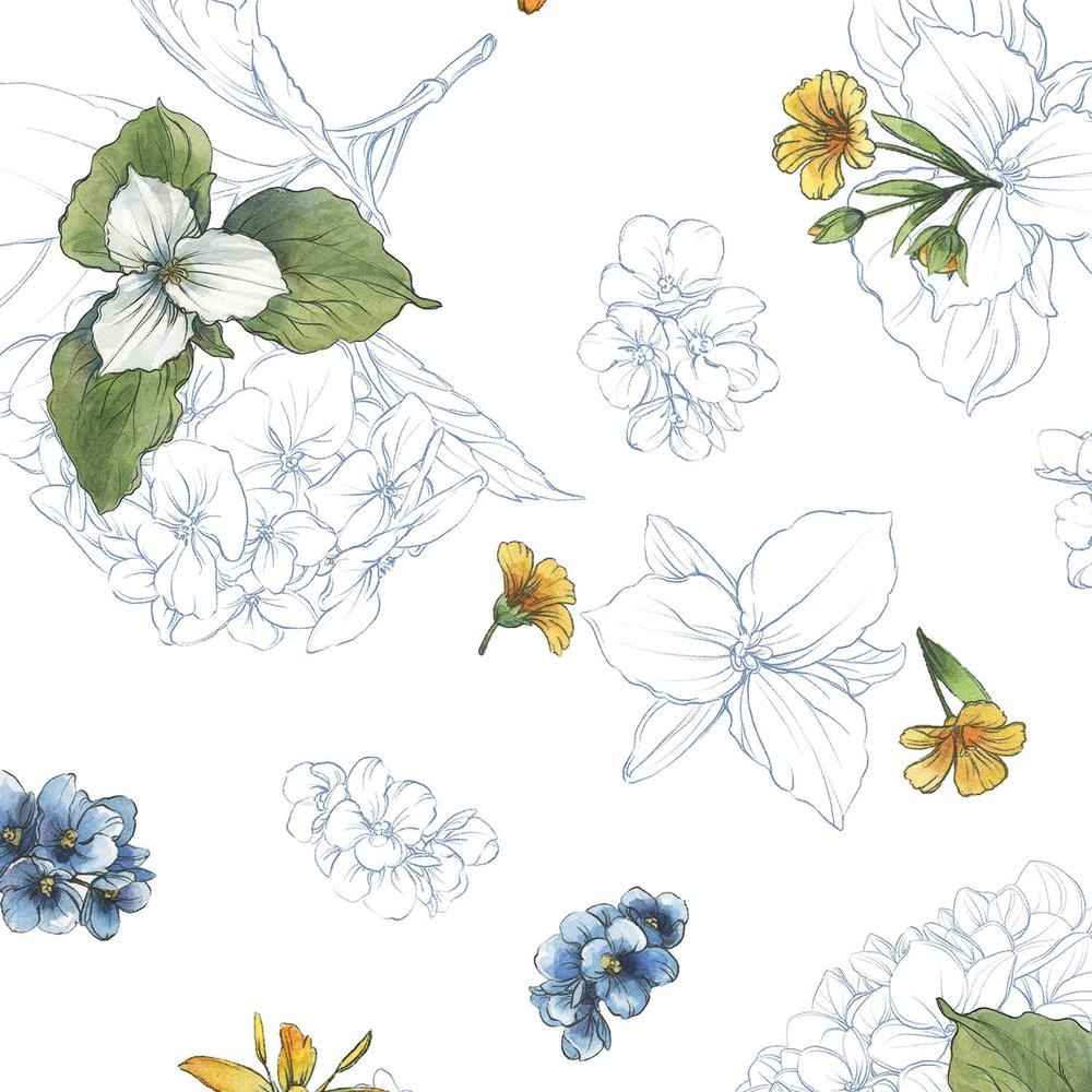 Blue Botanica Pattern VIA-wallpaper-eco-friendly-easy-removal-Leslie Trimbach-4