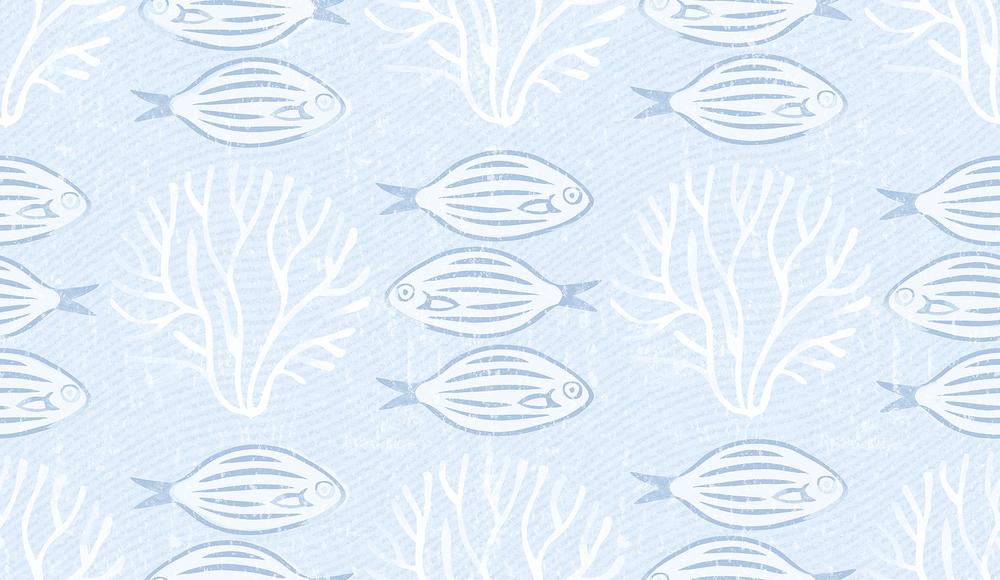 Blue Marine Life-wallpaper-eco-friendly-easy-removal-Gioia Wall Art-1