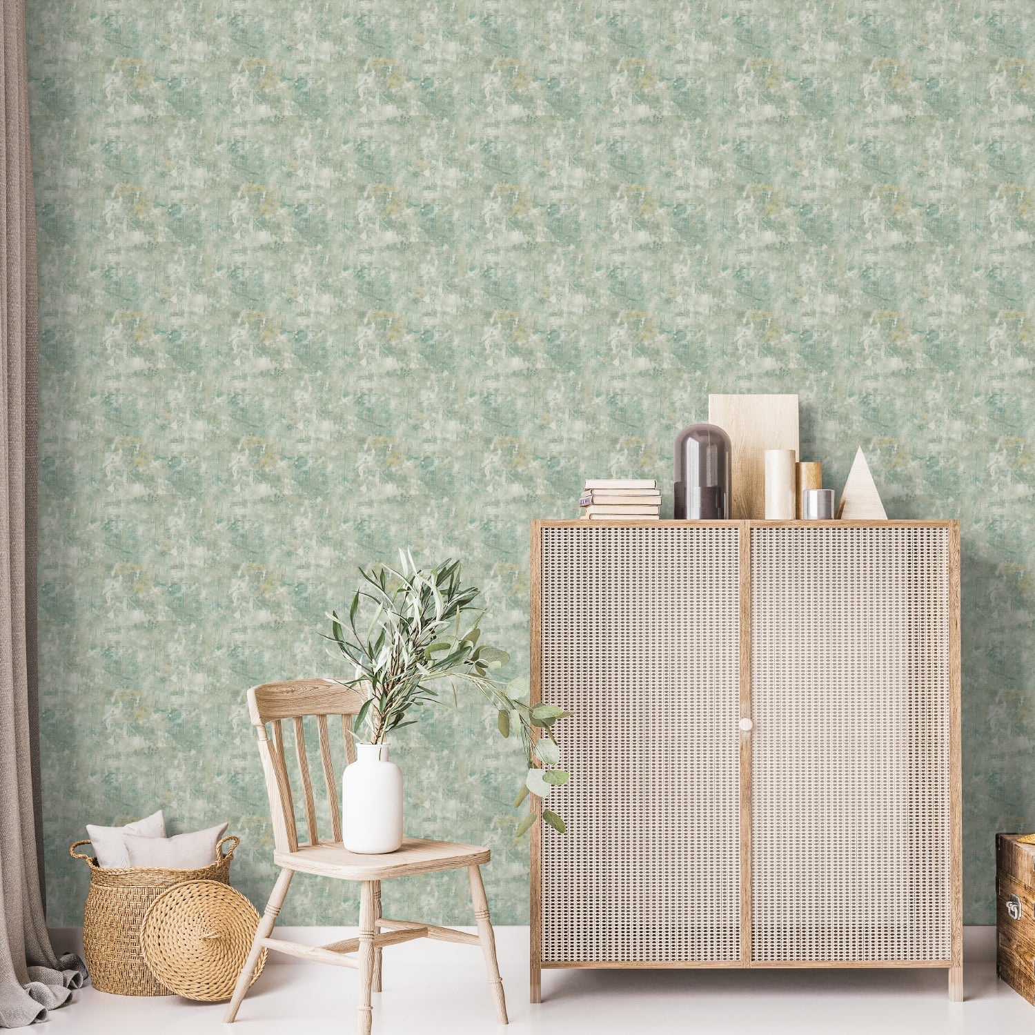Blues of Summer Pattern Style D, Wallpaper