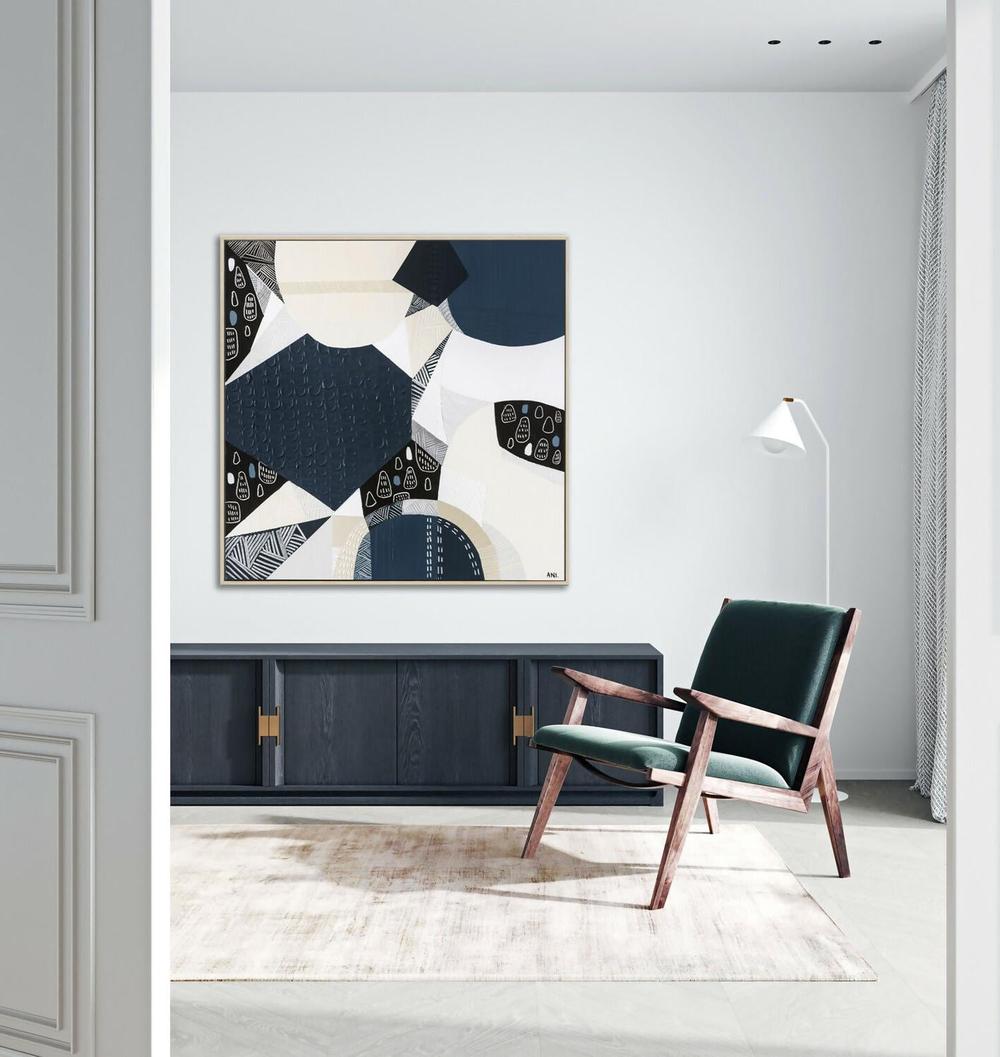 Bluestone Heritage 1, Original Hand-Painted Canvas By Ani Ipradjian-by-Ani Ipradjian-original art-Gioia