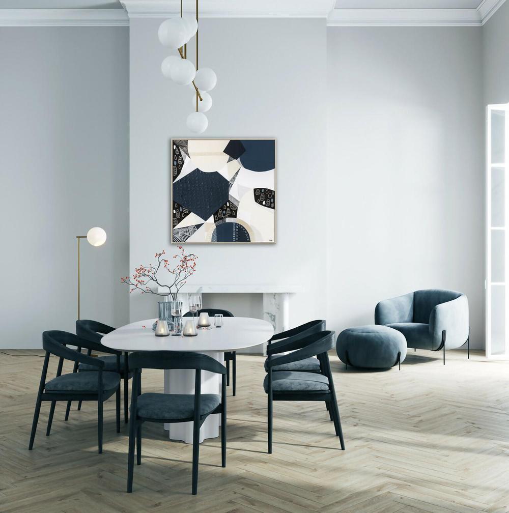 Bluestone Heritage 1, Original Hand-Painted Canvas By Ani Ipradjian-by-Ani Ipradjian-original art-Gioia