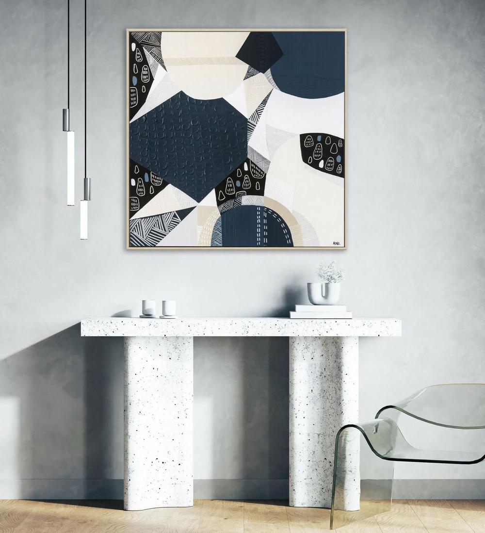 Bluestone Heritage 1, Original Hand-Painted Canvas By Ani Ipradjian-by-Ani Ipradjian-original art-Gioia