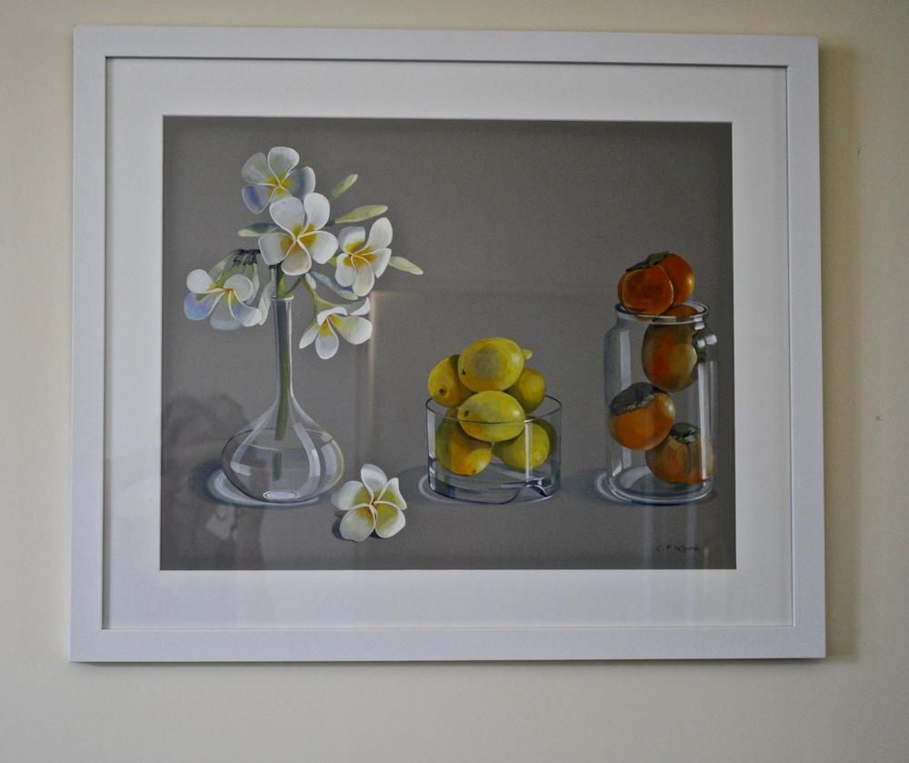 Frangipani and Persimmon