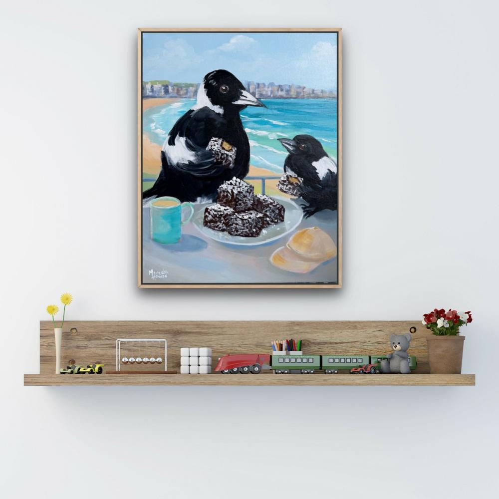 Bondi Lamington-by-Meredith Howse-original art-Gioia