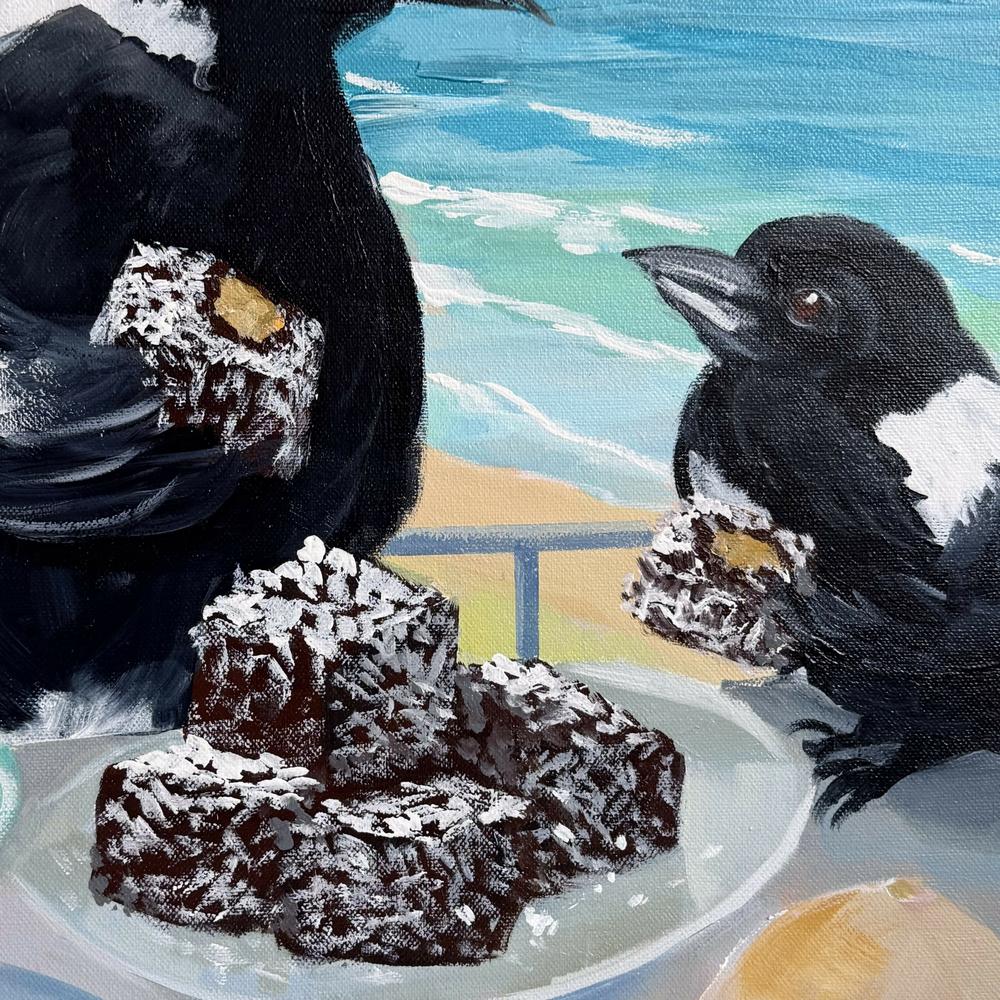 Bondi Lamington-by-Meredith Howse-original art-Gioia