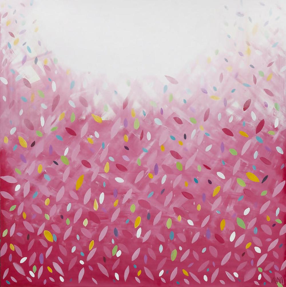 Bonds Confetti Leaves-by-Ani Ipradjian-original art-Gioia