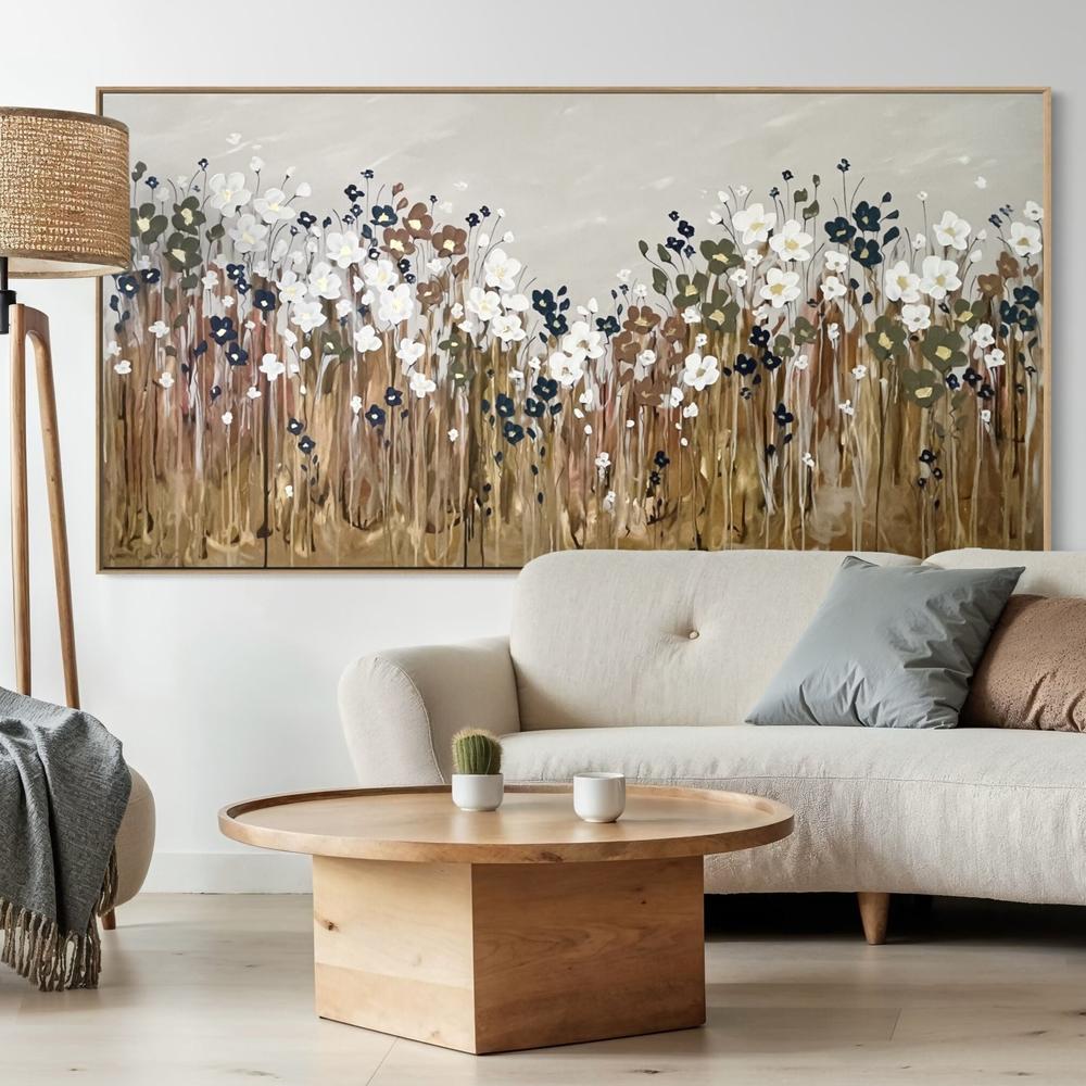 Botanical Abundance on Ochre-by-Naomi Crowther Original Artwork-original art-Gioia