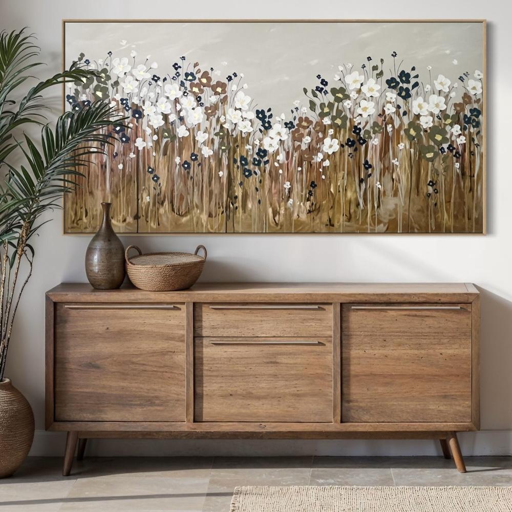 Botanical Abundance on Ochre-by-Naomi Crowther Original Artwork-original art-Gioia