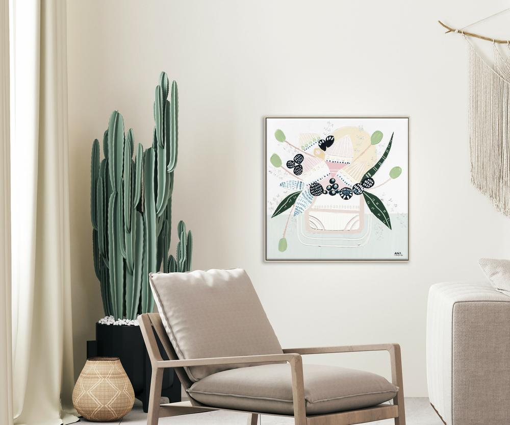 Botanical Banksia 2-by-Ani Ipradjian-original art-Gioia