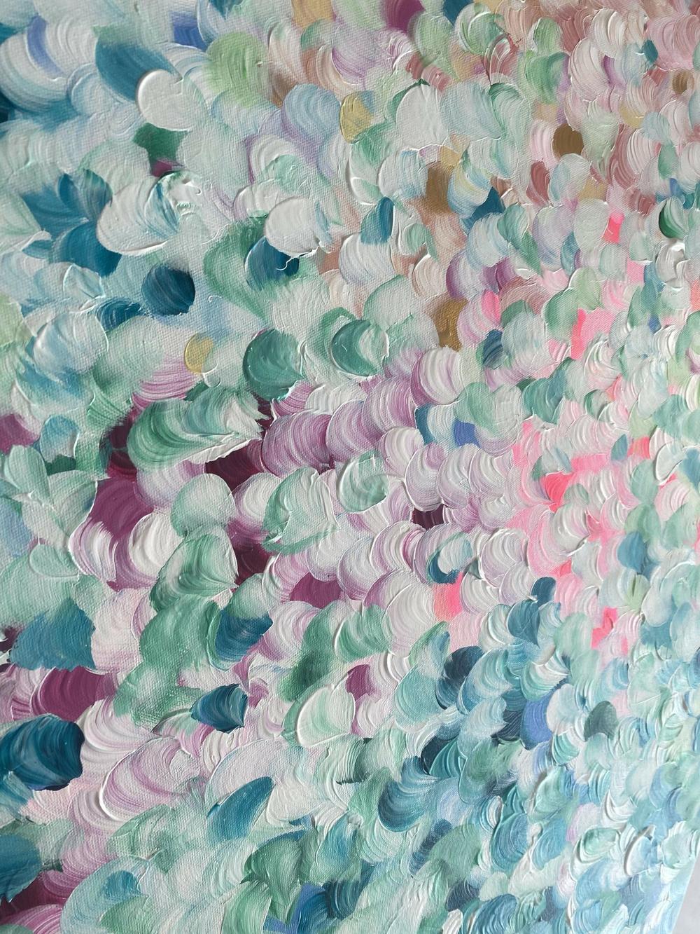 Bouquet your way , Original Artwork-by-Katherine Spiller-original art-Gioia