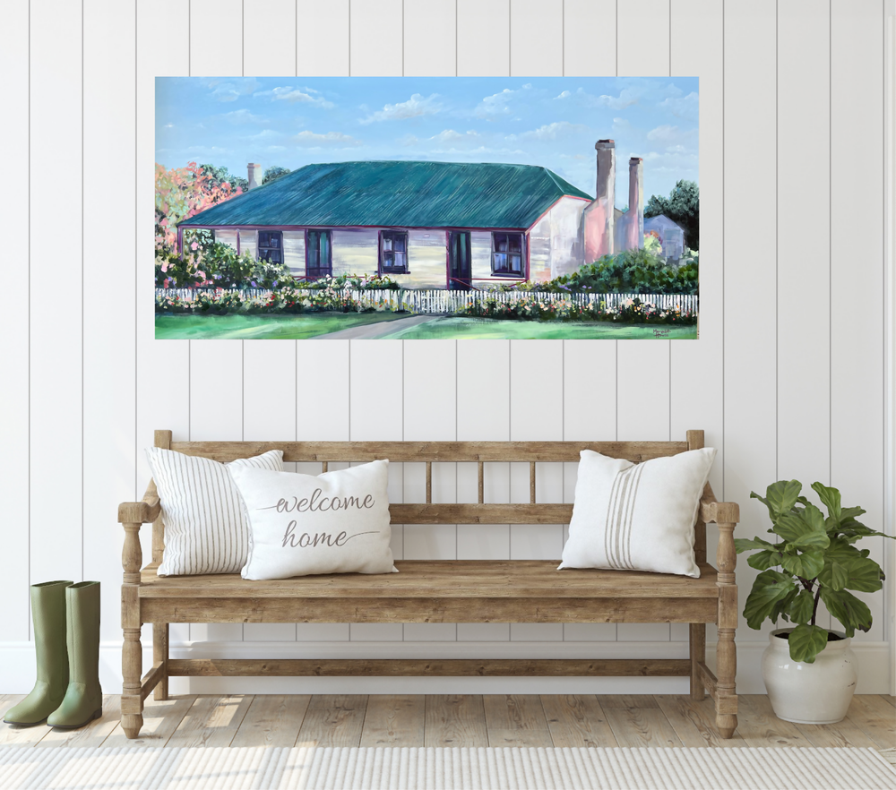 Bradman's Birthplace, Cootamundra , Original Artwork-by-Meredith Howse-original art-Gioia
