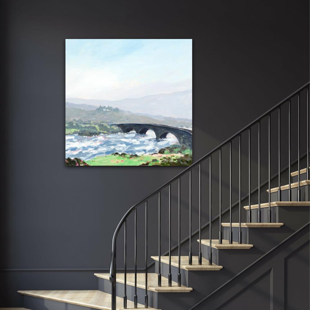 Bridge to Skye, Original Hand-Painted Canvas By Meredith Howse-by-Meredith Howse-original art-Gioia