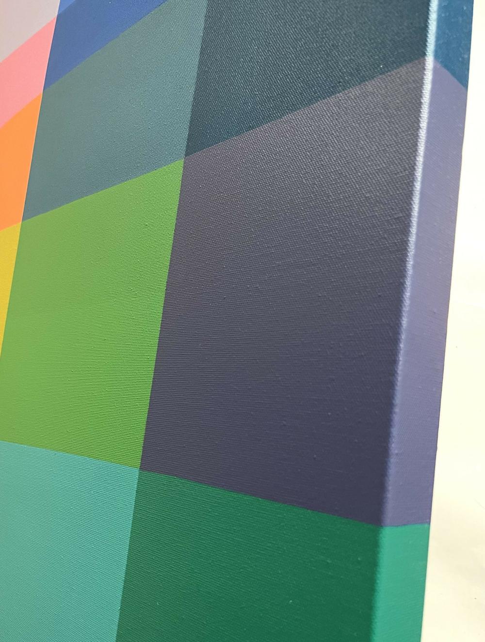 Bright Side, Original Hand-Painted Canvas by Charlotte De Pace-by-Charlotte De Pace-original art-Gioia
