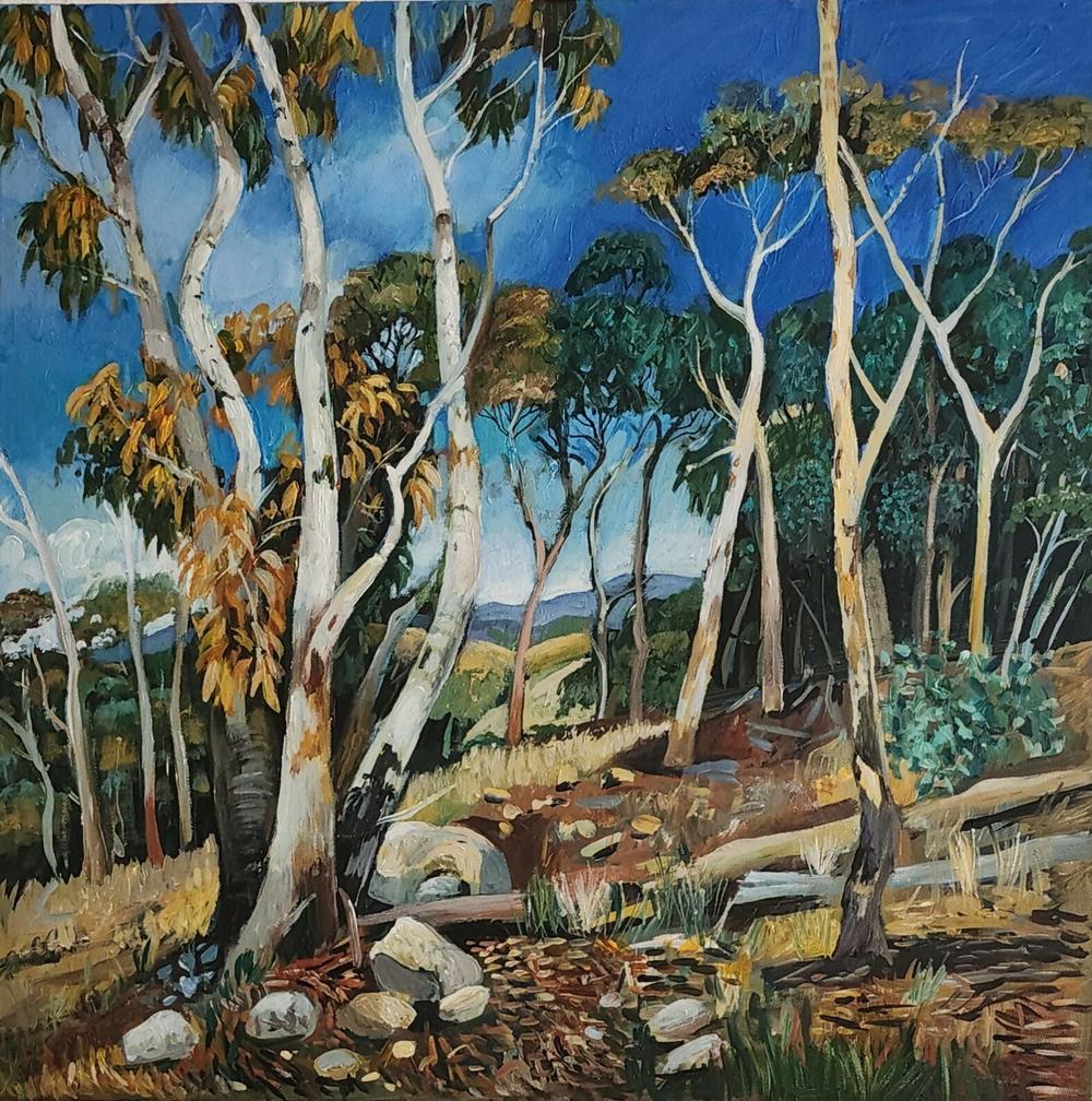 Brindabella Blue-by-Susan Trudinger Original Art-original art-Gioia
