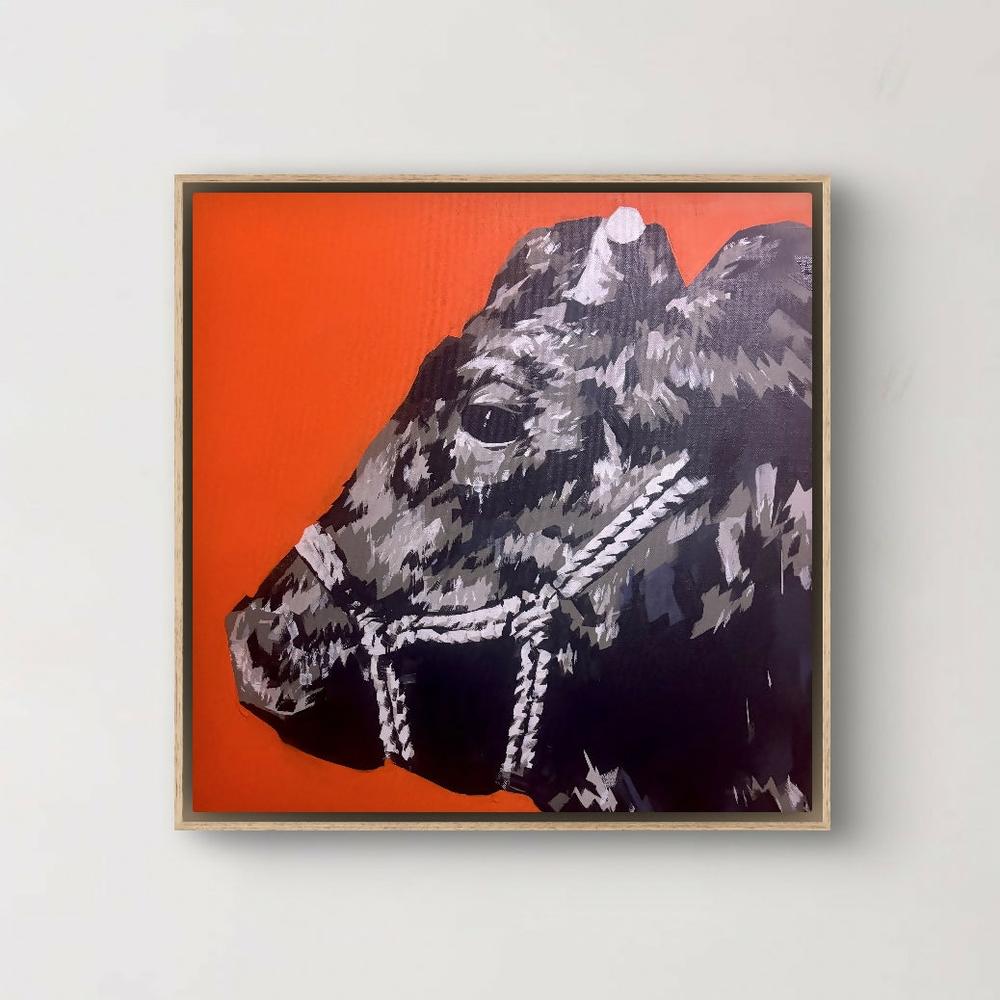 Bullish-by-jake reston-original art-Gioia