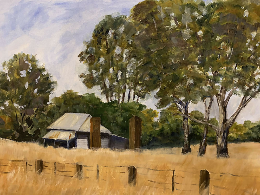 Bygone Days-by-Pamela Gleeson Original Art-original art-Gioia
