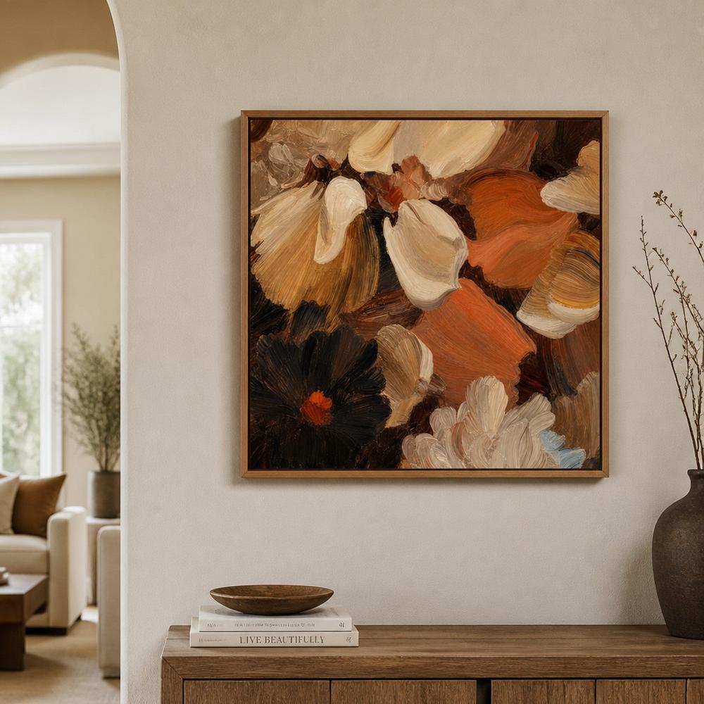 Flower Petal - Gold Brown