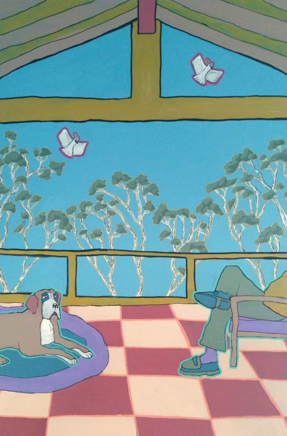 Canopy Vista-by-Sam Myers-original art-Gioia