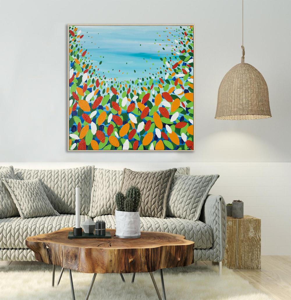 Chakra Leaves-by-Ani Ipradjian-original art-Gioia