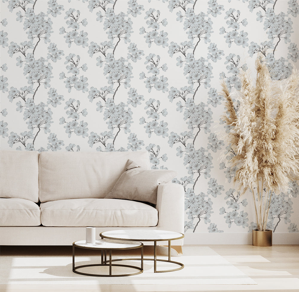 Cherry Blossum, Style A, Wallpaper