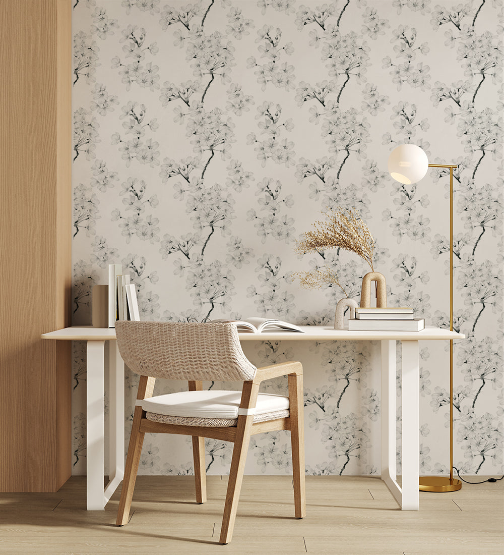 Cherry Blossum, Style D, Wallpaper
