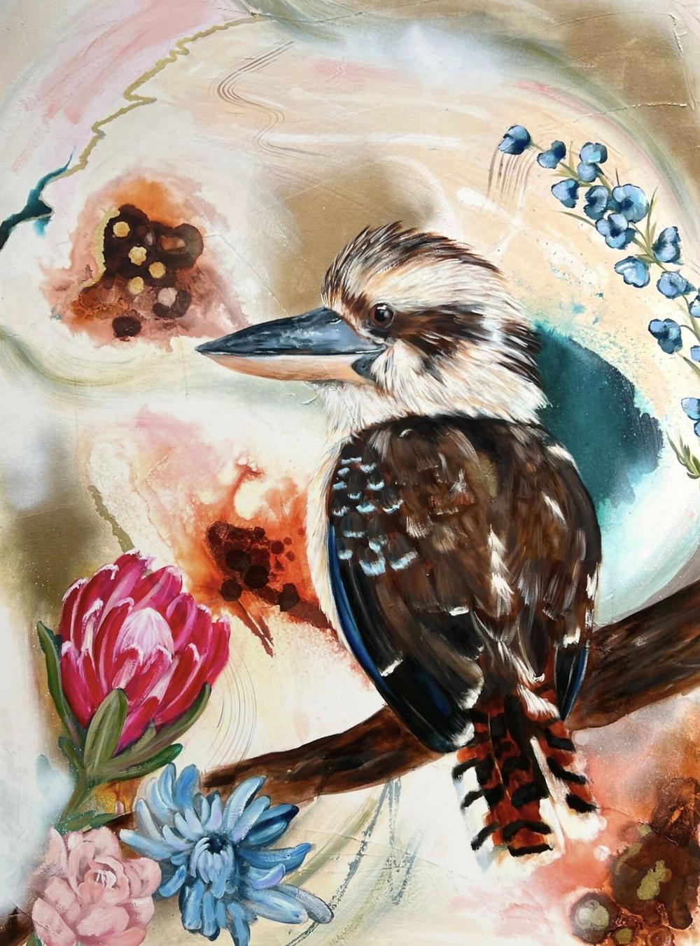 Chorus Of The Bush, Original Hand-Painted Canvas By Emily Birdsey-by-Emily Birdsey-original art-Gioia